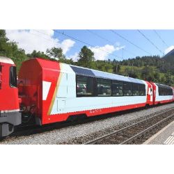 10-2027 N 4er Set Personenwagen Glacier Express, RhB, Ep. VI