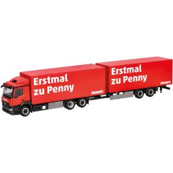 320269 H0 Mercedes-Benz Classicspace Kühlkoffer-Hängerzug "Penny"