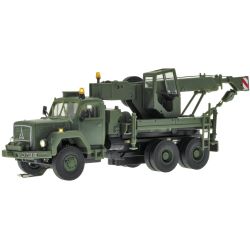 8061 H0 H0 MAGIRUS DEUTZ 3-achs Bergekran mit Rundumleuchte