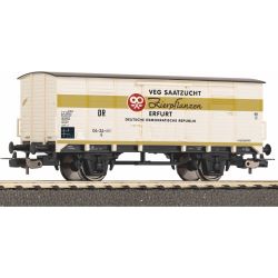 24555 H0 Gedeckter Güterwagen G02, DR, Ep. III, „ VEG Saatgut Erfurt“