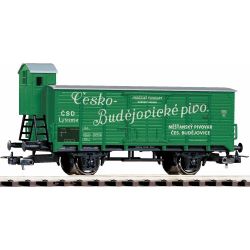 24561 H0 Gedeckter Güterwagen G02, CSD, Ep. III, „Bier“ mit Bremserhaus