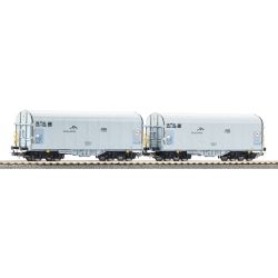 28344 H0 2er Set Schiebeplanenwagen, ATIR Rail, Ep. VI