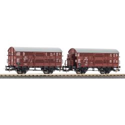 28346 H0 2er Set  Verschlagwagen, PKP, Ep. III