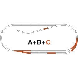 42021 ROCO LINE Gleisset C
