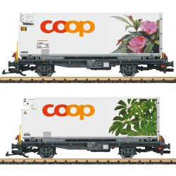 45885 G Containerwagen-Set Coop, RhB, Ep. VI