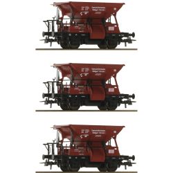 6600265 H0 3er Set Talbot Schotterwagen, DRG, Ep. II