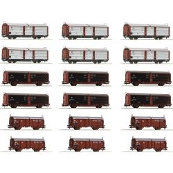 6600340 H0 18er Display Rangierbahnhof Schiebedach-/-wandwagen, DB, Ep. IV