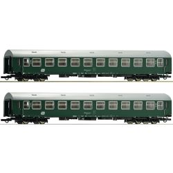 6200222 H0 2er Set Personenwagen 2. Klasse Y/B 70, CD, Ep. V