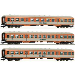 6200247 H0 3er Set Silberlinge Citybahn, DB, Ep. IV-V