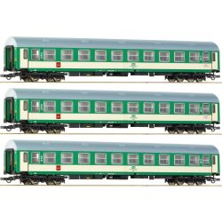6200229 H0 3er Set Schnellzugwagen Y/B70, PKP, Ep. V