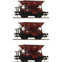 6600283 H0 3er Set Talbot Schotterwagen, ÖBB, Ep. III-IV