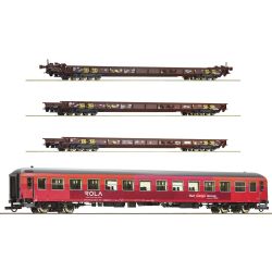 6600042 H0 4er Set Rollende Landstraße, ÖBB, Ep. VI