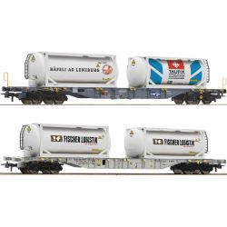 Roco 6600231 H0 Containertragwagen Sgns Tankcontainer SBB Cargo