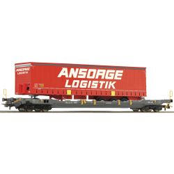 6600222 H0 Taschenwagen T5, Hupac + Ansorge Logistic, Ep. VI