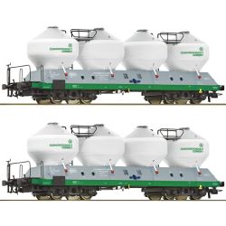 6600237 H0 2er Set Silowagen Uacs, Ep. VI