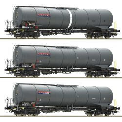 6600197 H0 3er Set Kesselwagen, Nacco, Ep. VI