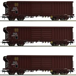 6600285 H0 3er Set Rolldachwagen, SNCF, Ep. IV