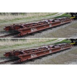 6640005 H0e 2er Set Rollwagen, ÖBB, Ep. IV-V