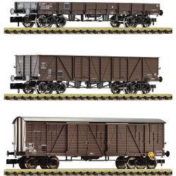 3 piece set: Goods wagons, SNCF