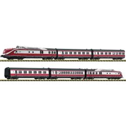 7770010 N 6er Set Dieseltriebzug VT 601, DR, Ep. IV, DC-Sound