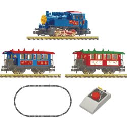 5160007 N Analog Startset Weihnachtszug Dampflok BR 80 + Personenwagen
