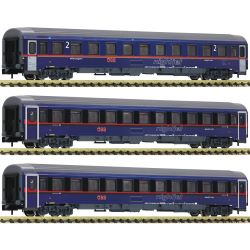 3 piece set: "Nightjet" Eurofima coaches, ÖBB
