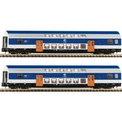 2 piece set (2): Double-deck coaches, VEB