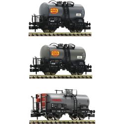 3 piece set: Tank wagons, DR