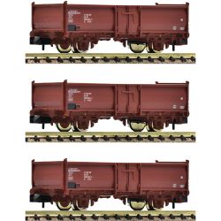 3 piece set: Open goods wagons, DR