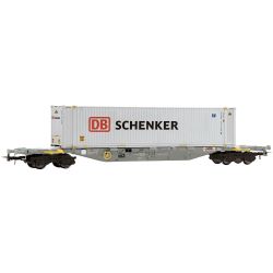HR6703 H0 Containerwagen Sgnss mit Container 'DB Schenker', HUPAC, Ep. VI