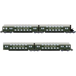 HN4520 N Doppelstockzug DB13, 4-teilig, DR, Ep. III