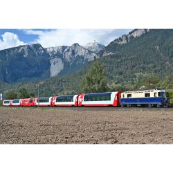 Bemo 9589123 0m Panoramawagen Bp 2533 P "Glacier Express", RhB, Ep. VI