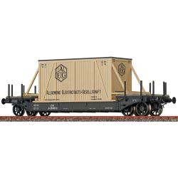 Brawa 47916 H0 Tiefladewagen Ja, K.K.ST.B., Ep. I