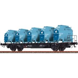 Brawa 49140 H0 Behältertragwagen BTmms 58, DB, Ep. III, Knorr