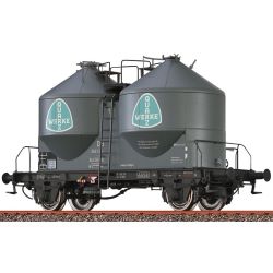 Brawa 51328 H0 Staubbehälterwagen Ucs 56 Kds, DB, Ep. III
