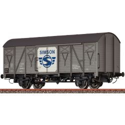 51364 H0 Gedeckter Güterwagen Gs [1200], DR, Ep. IV, Simson