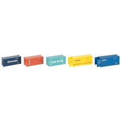 182057 H0 5er Set 20' Container
