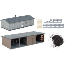 191842 H0 Baracke mit Kohleschuppen