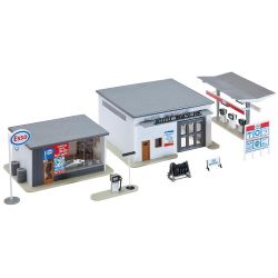 191843 H0 Tankstelle mit Waschhalle