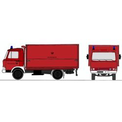 4086 H0 Iveco Magirus "Zeta" 90M5 - GW KatS Bundespost