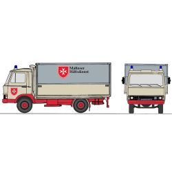 4089 H0 Iveco Magirus "Zeta" 90M5 - Gerätewagen MALTESER
