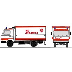 4090 H0 Iveco Magirus "Zeta" 90M5 - Gerätewagen Johanniter
