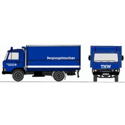 4100 H0 Iveco Magirus "Zeta" 90M5 - GW des THW "Tauchergruppe"