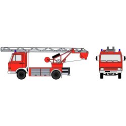 4125 H0 Iveco Magirus "Zeta"  90M5 - DL18 Neutral Tageslfb.