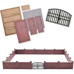 8923 TT Ziegelmauer mit Tor