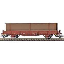 31520 TT Flachwagen Ks, DR, Ep. IV, mit Ladung (Stahlträger)