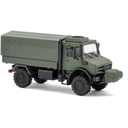 51058 H0 Unimog U5023, Militär, mit Seilwinde