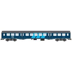 20.159.04 H0 Personenwagen Plan W, W2 501-7, Blaue Werbebanner, NS, Ep. IV