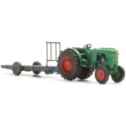 316.155 N Deutz D30 Obstgartentraktor mit Anhänger