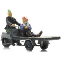 387.712 H0 Lastenrad mit Punks